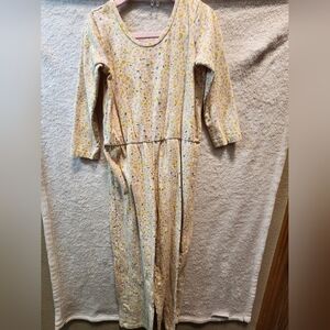 Alice & Ames jumpsuit girls size 10 floral pattern